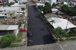 MUNICIPIO DE VALENCIA ASFALTÓ LA CALLE JOSÉ LABORDE CON UNA NUEVA CAPA DE RODADURA